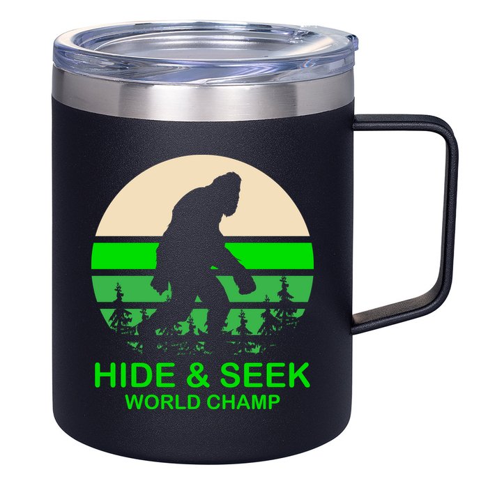 Sasquatch Hide And Seek World Champion 12oz Stainless Steel Coffee Mug