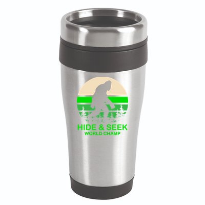 Sasquatch Hide And Seek World Champion 16oz Travel Tumbler