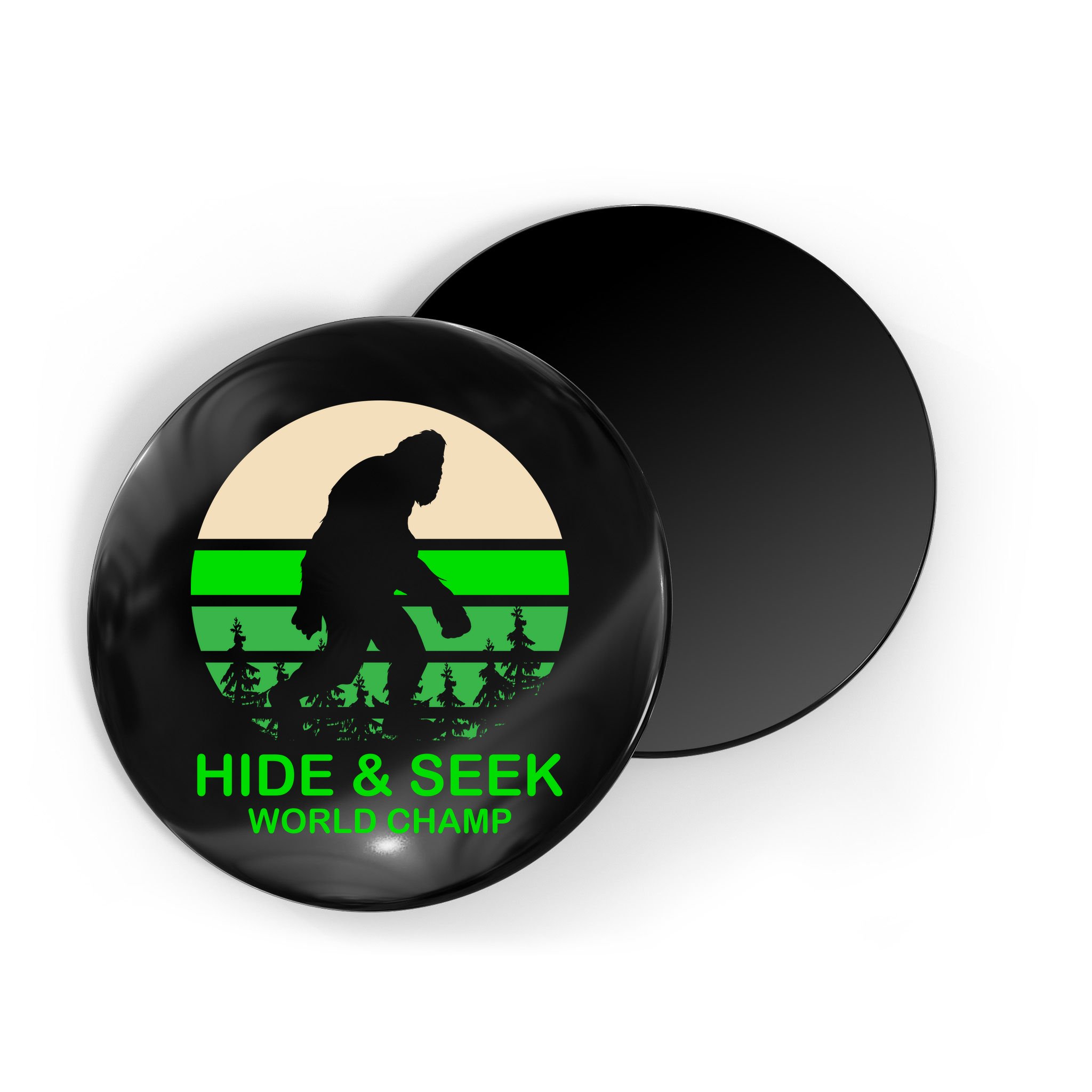 Sasquatch Hide And Seek World Champion Magnet