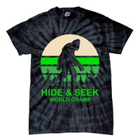Sasquatch Hide And Seek World Champion Tie-Dye T-Shirt