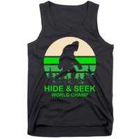 Sasquatch Hide And Seek World Champion Tank Top