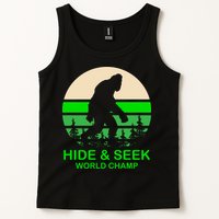 Sasquatch Hide And Seek World Champion Tank Top