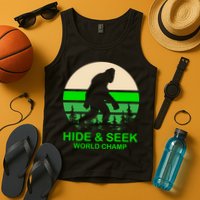 Sasquatch Hide And Seek World Champion Tank Top