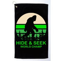 Sasquatch Hide And Seek World Champion Golf Towel