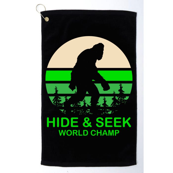 Sasquatch Hide And Seek World Champion Golf Towel