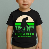 Sasquatch Hide And Seek World Champion Toddler T-Shirt