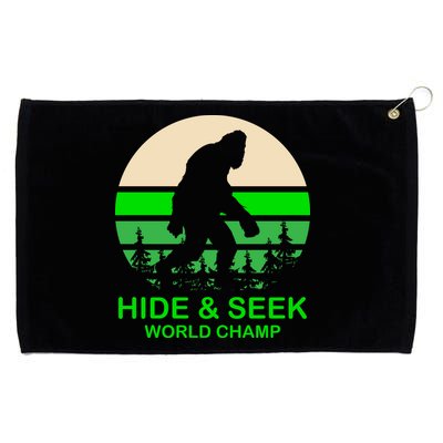 Sasquatch Hide And Seek World Champion Grommeted Golf Towel
