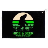 Sasquatch Hide And Seek World Champion Grommeted Golf Towel