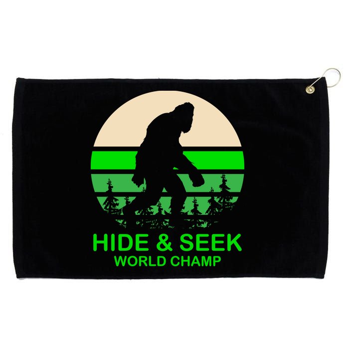 Sasquatch Hide And Seek World Champion Grommeted Golf Towel
