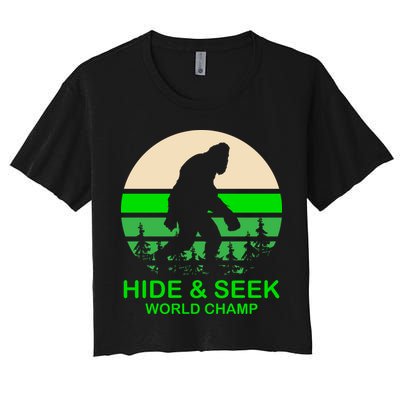 Sasquatch Hide And Seek World Champion Crop Top