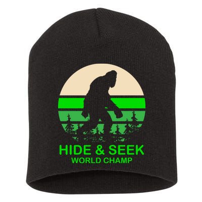 Sasquatch Hide And Seek World Champion Short Acrylic Beanie