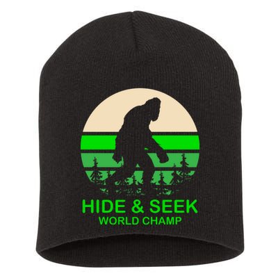 Sasquatch Hide And Seek World Champion Short Acrylic Beanie