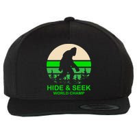 Sasquatch Hide And Seek World Champion Wool Snapback Cap