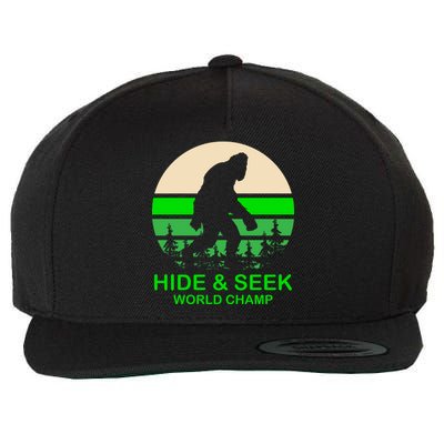 Sasquatch Hide And Seek World Champion Wool Snapback Cap