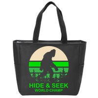 Sasquatch Hide And Seek World Champion Zip Tote Bag
