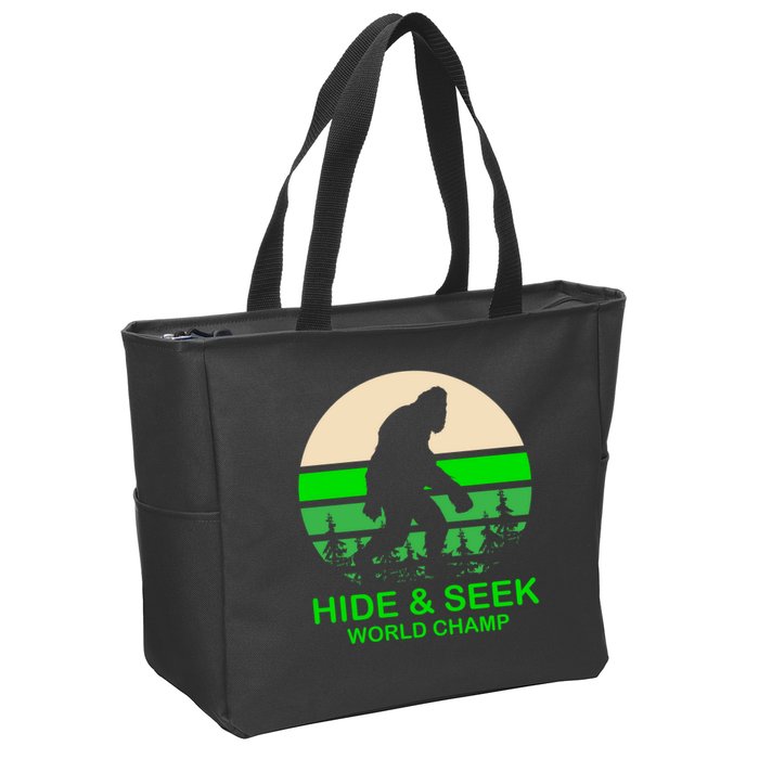 Sasquatch Hide And Seek World Champion Zip Tote Bag