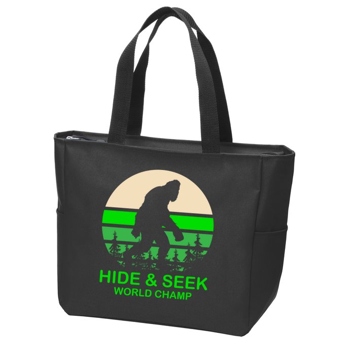 Sasquatch Hide And Seek World Champion Zip Tote Bag