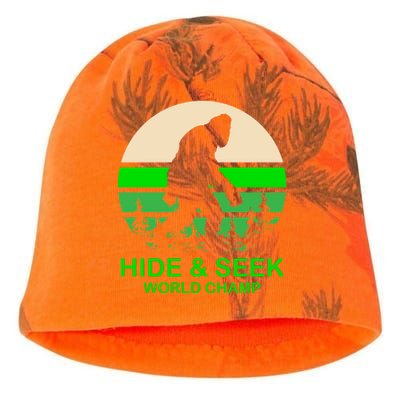 Sasquatch Hide And Seek World Champion Kati - Camo Knit Beanie