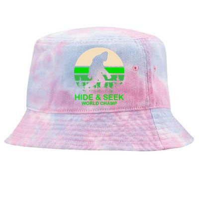 Sasquatch Hide And Seek World Champion Tie-Dyed Bucket Hat