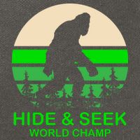Sasquatch Hide And Seek World Champion Cotton Canvas Backpack