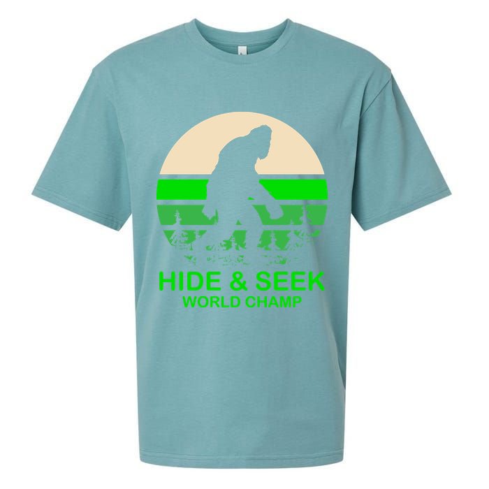 Sasquatch Hide And Seek World Champion Sueded Cloud Jersey T-Shirt