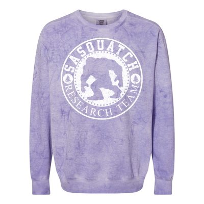 Sasquatch Research Team Colorblast Crewneck Sweatshirt