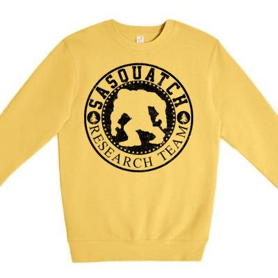 Sasquatch Research Team Premium Crewneck Sweatshirt