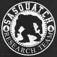 Sasquatch Research Team 7 Panel Mesh Trucker Snapback Hat