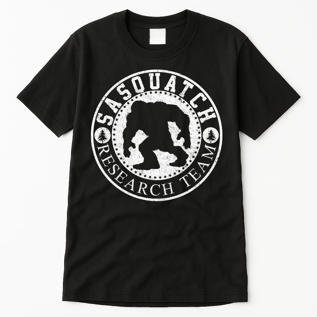 Sasquatch Research Team Tall T-Shirt