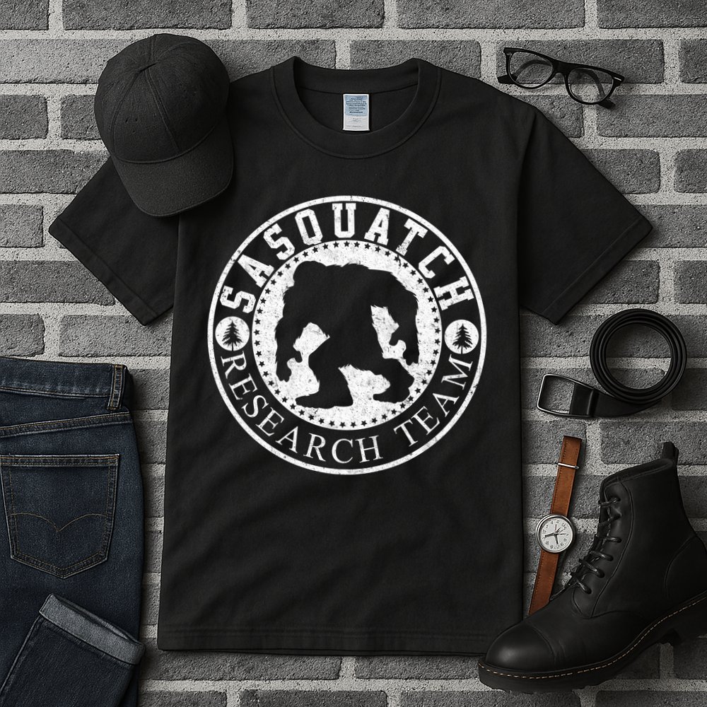 Sasquatch Research Team Tall T-Shirt