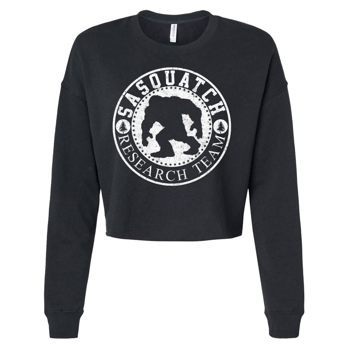 Sasquatch Research Team Cropped Pullover Crew