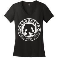 Sasquatch Research Team Women's V-Neck T-Shirt