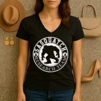 Sasquatch Research Team Women's V-Neck T-Shirt