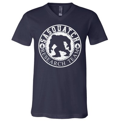 Sasquatch Research Team V-Neck T-Shirt