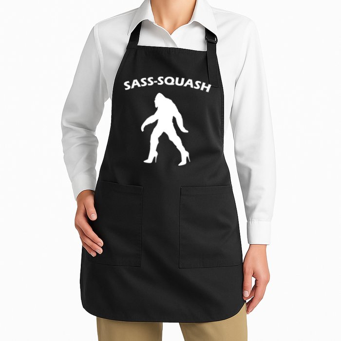 Sass-Squash Sassy Sasquatch Bigfoot Apron