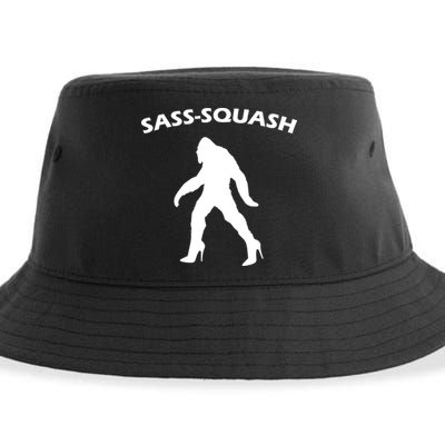 Sass-Squash Sassy Sasquatch Bigfoot Sustainable Bucket Hat