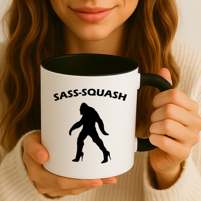 Sass-Squash Sassy Sasquatch Bigfoot Mug