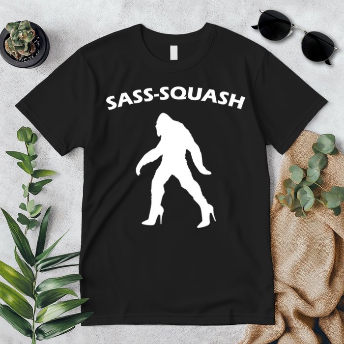Sass-Squash Sassy Sasquatch Bigfoot Premium T-Shirt
