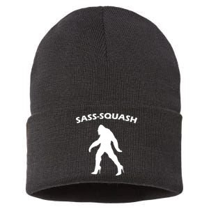 Sass-Squash Sassy Sasquatch Bigfoot Sustainable Knit Beanie