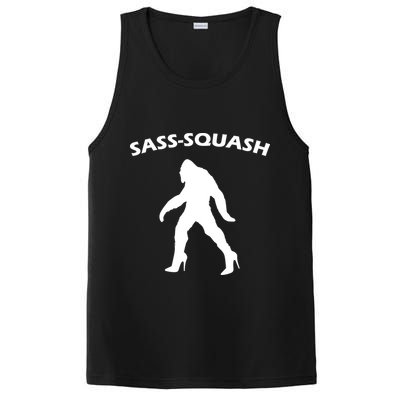 Sass-Squash Sassy Sasquatch Bigfoot PosiCharge Competitor Tank