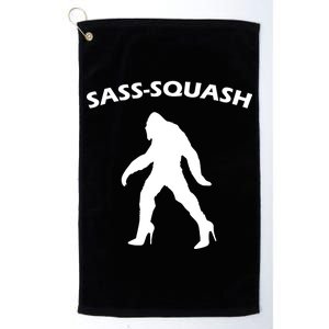 Sass-Squash Sassy Sasquatch Bigfoot Platinum Collection Golf Towel