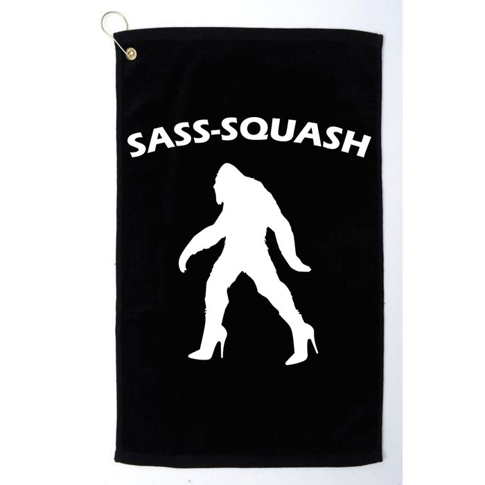 Sass-Squash Sassy Sasquatch Bigfoot Golf Towel