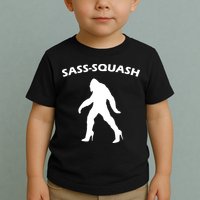 Sass-Squash Sassy Sasquatch Bigfoot Toddler T-Shirt