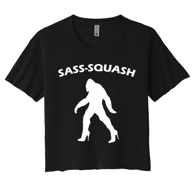 Sass-Squash Sassy Sasquatch Bigfoot Crop Top