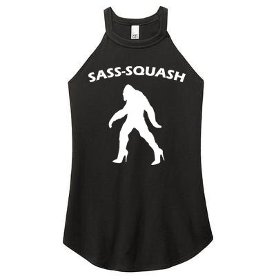 Sass-Squash Sassy Sasquatch Bigfoot Women's Perfect Tri Rocker Tank