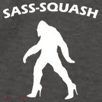Sass-Squash Sassy Sasquatch Bigfoot Vector Backpack