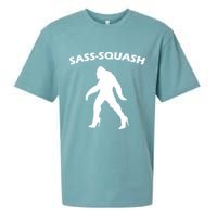 Sass-Squash Sassy Sasquatch Bigfoot Sueded Cloud Jersey T-Shirt