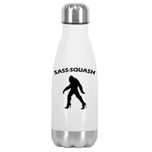 Sass-Squash Sassy Sasquatch Bigfoot Stainless Steel Insulated Water Bottle