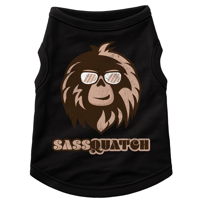 Sassquatch Funny Sasquatch Doggie Tank