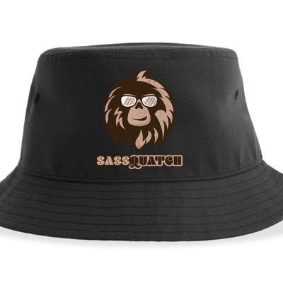 Sassquatch Funny Sasquatch Sustainable Bucket Hat
